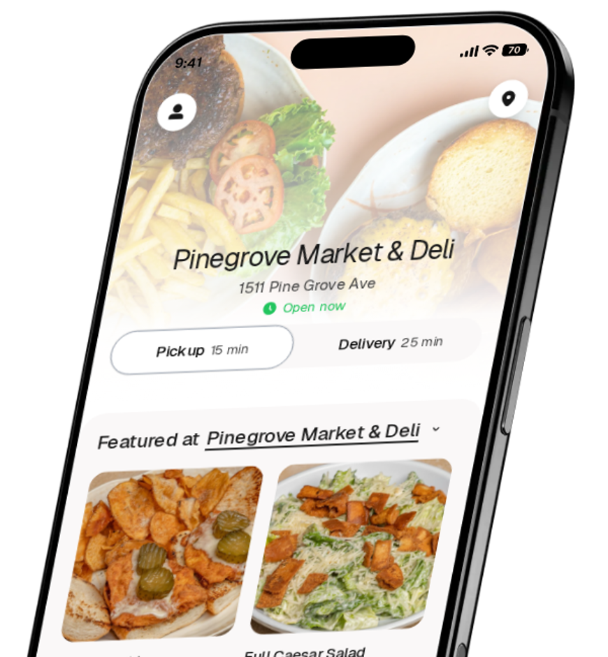 Pinegrove Market & Deli app preview