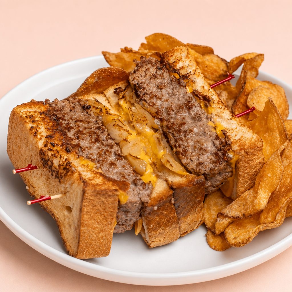 Sal's Patty Melt Burger.