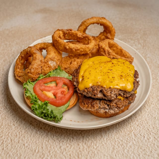Double Grove Burger.